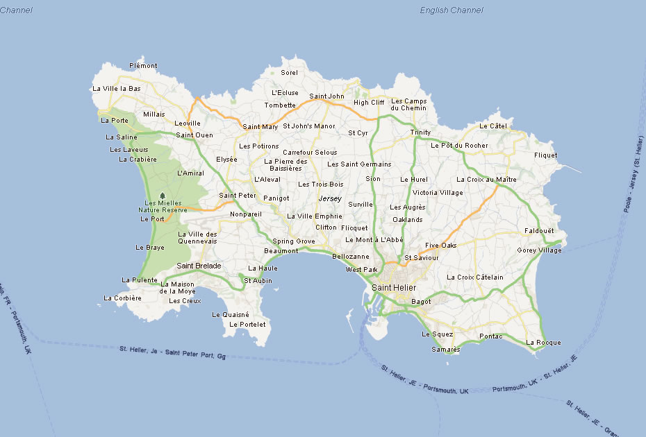 carte du jersey